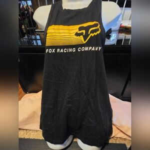Fox Black and Yellow Tank Top